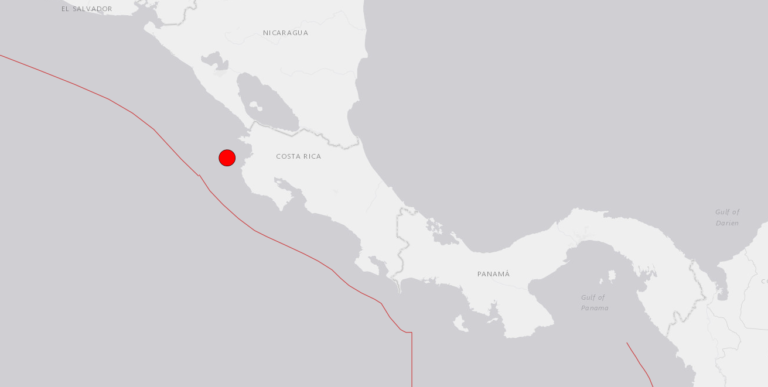 Sismo con epicentro en Guanacaste sacude buena parte del país