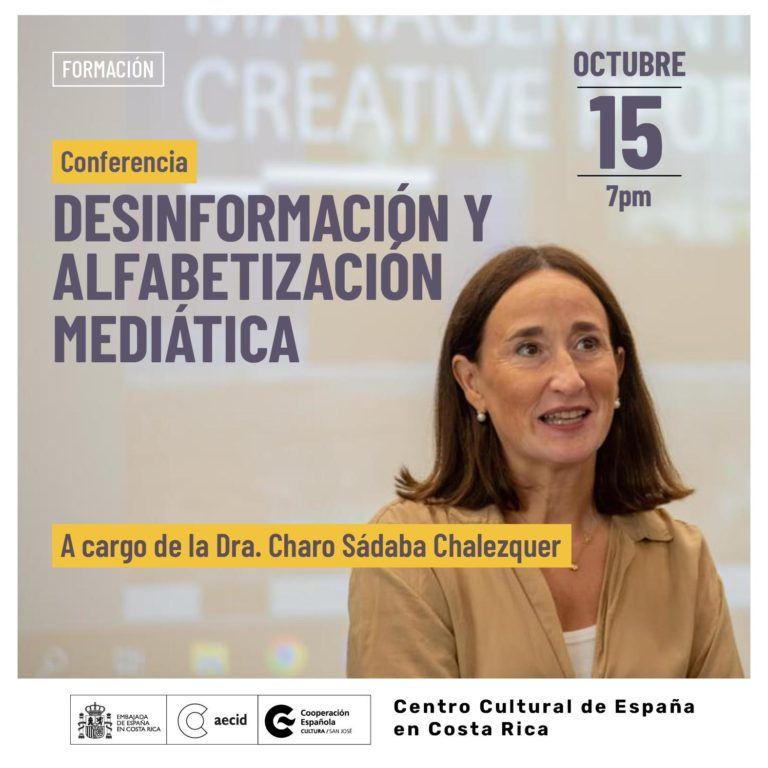 La Dra. Charo Sábada impartirá conferencia sobre desinformación y alfabetización mediática