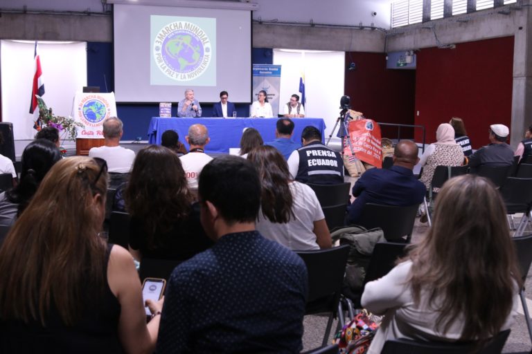 Marcha Mundial por la Paz y no Violencia inicia este 2 de octubre en Costa Rica y recorrerá cinco continentes