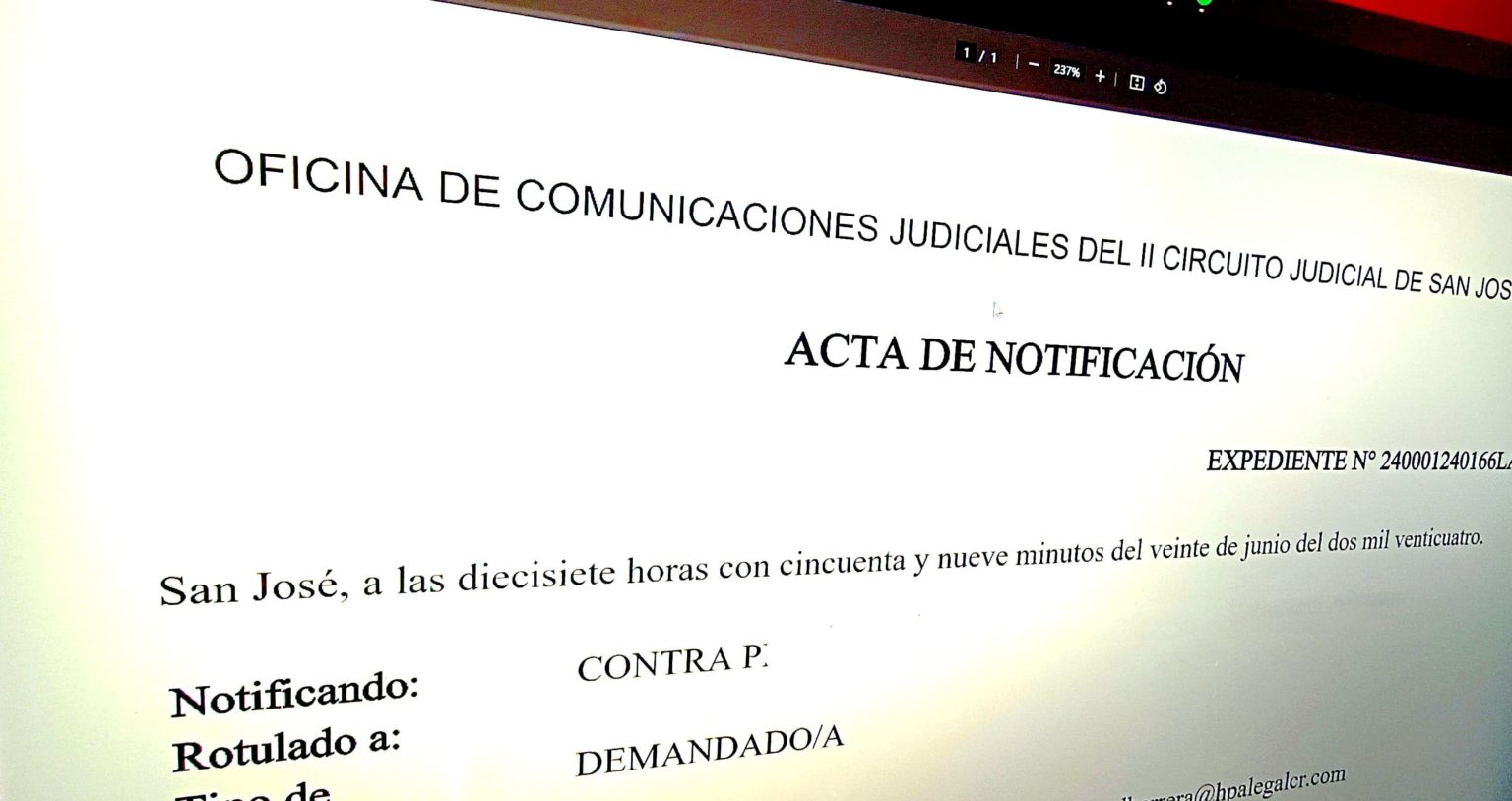 Imagen principal del artículo: Aprobada ley que obligará a sociedades mercantiles a registrar un correo electrónico para recibir notificaciones
