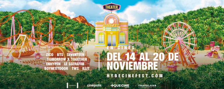 Llega el "HYBE CINE FEST LATAM" a las salas de Cinépolis del país