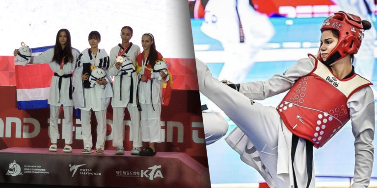 Taekwondista tica Jaycee Bassett se proclama subcampeona mundial juvenil en Corea del Sur