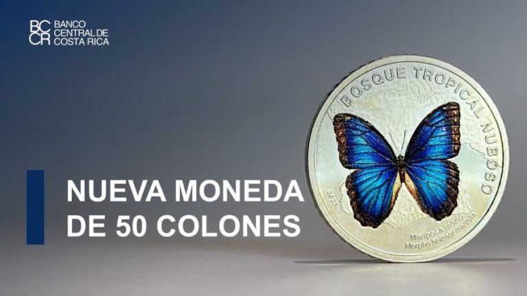 Nueva colección de monedas de 50 colones: Fauna costarricense será la protagonista