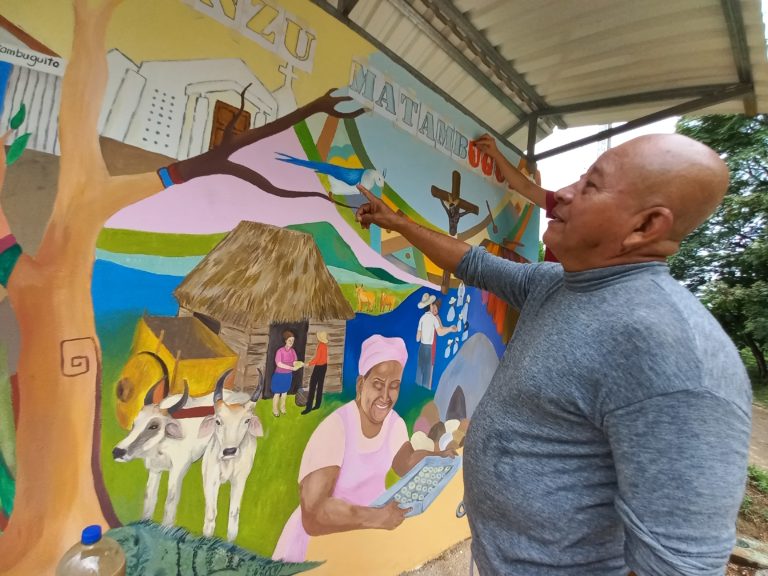 Comunidad de Matambuguito inauguró su Mural Cultural