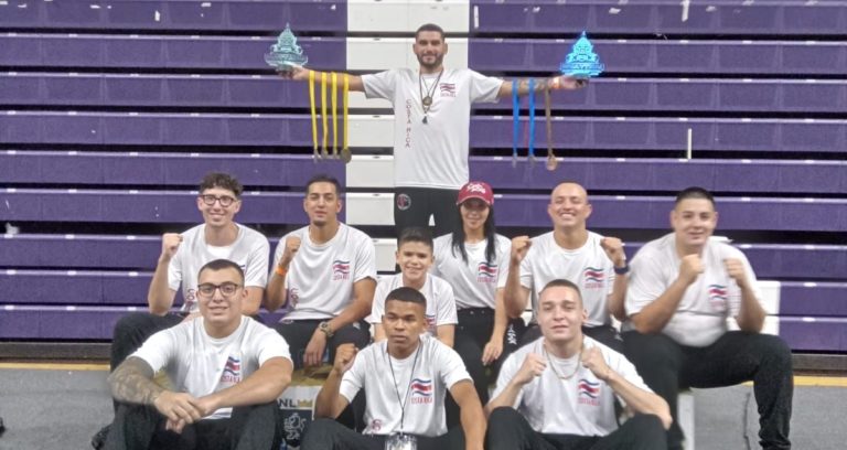 Peleadores de Costa Rica ganan 7 medallas en el Campeonato Nacional de Muay Thai de México