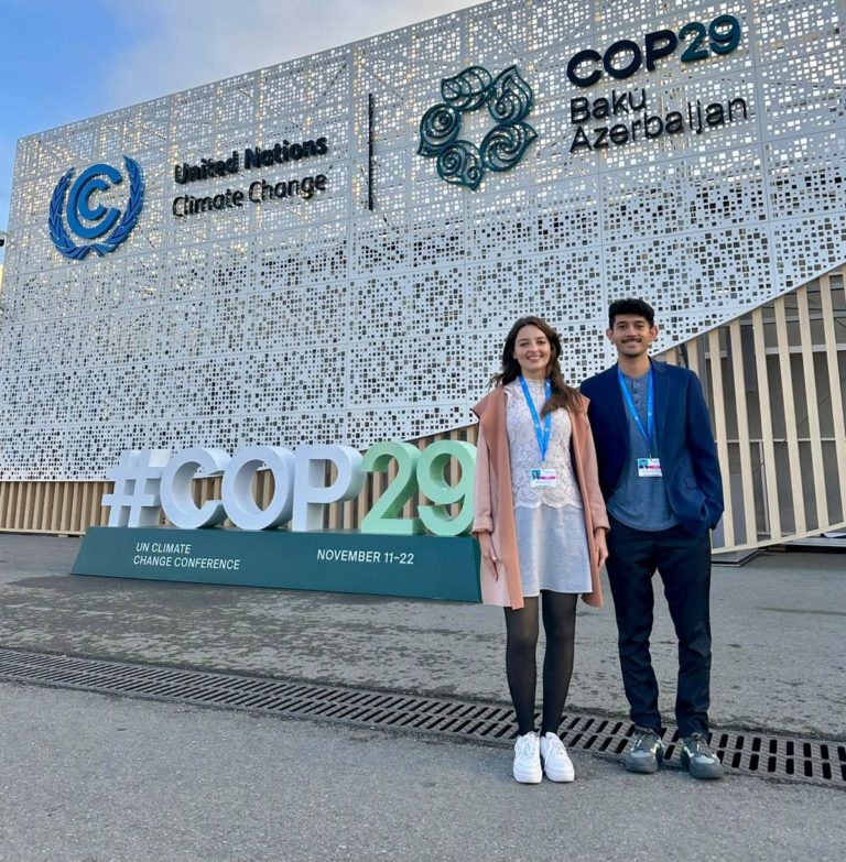 Jovenes costarricense vivieron la experiencia de la COP29 con la delegación nacional
