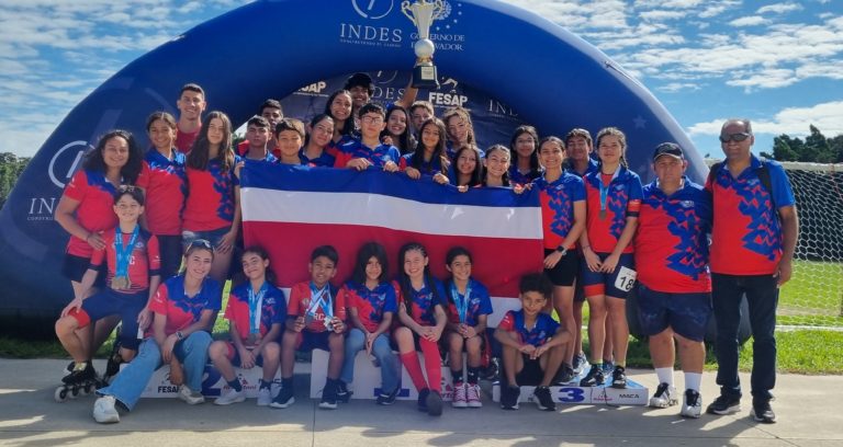 Costa Rica conquista 59 medallas en el Campeonato Centroamericano de Patinaje de Velocidad