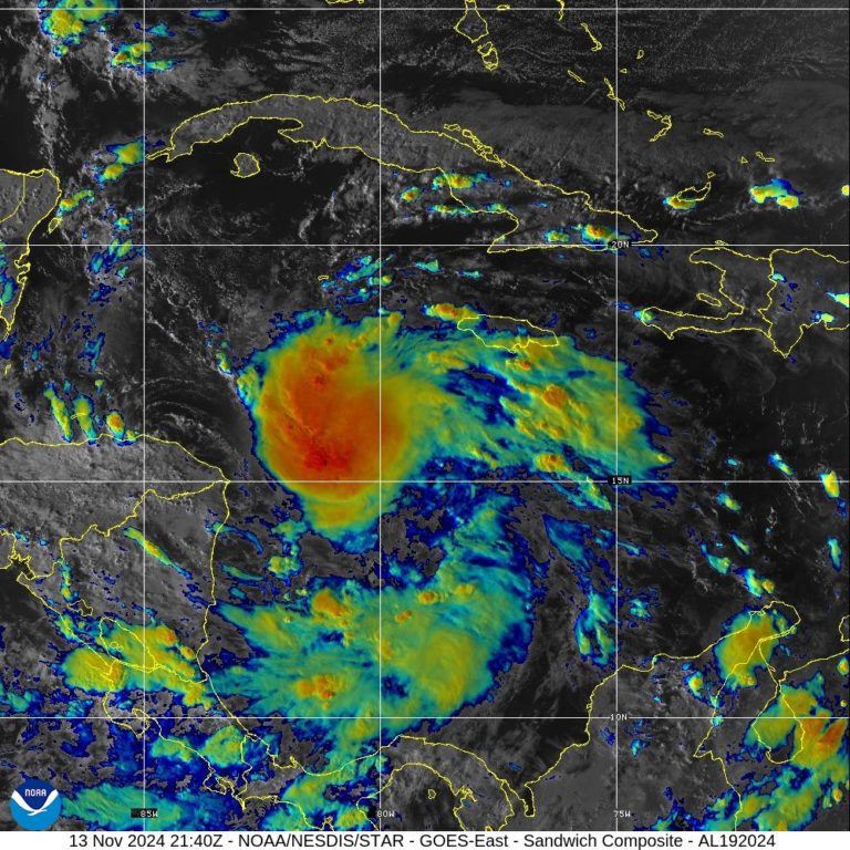 Centro de Huracanes emite primeras advertencias ante inminente tormenta tropical en el Mar Caribe