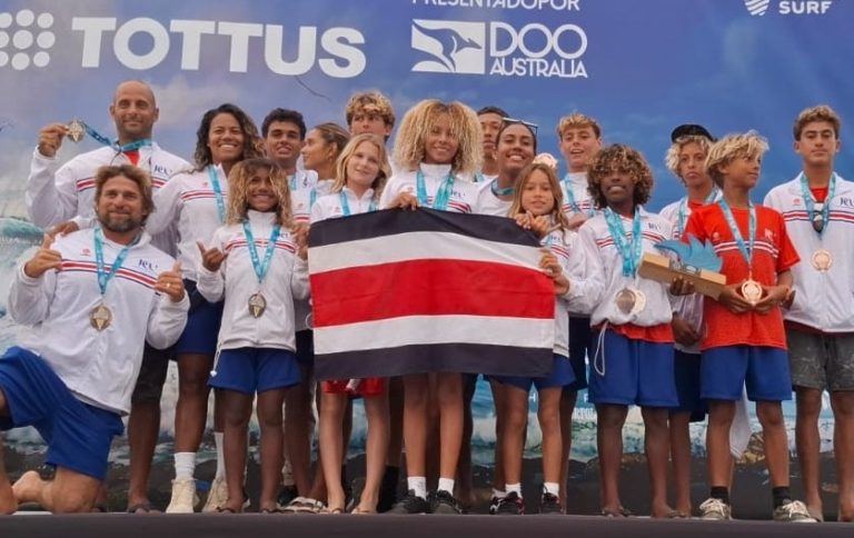 Costa Rica obtiene 5 medallas en el Campeonato Sudamericano Juvenil de Surf en Perú