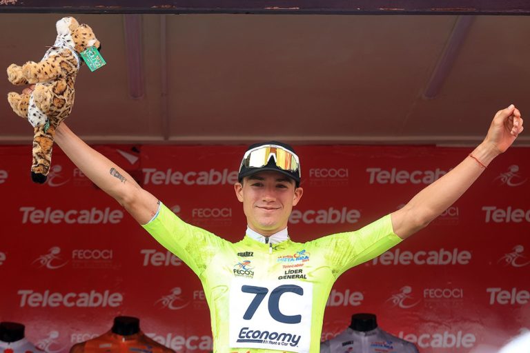 Ciclista palmareño Luis Daniel Oses sigue aferrado al liderato de la Vuelta Internacional a Costa Rica 2024