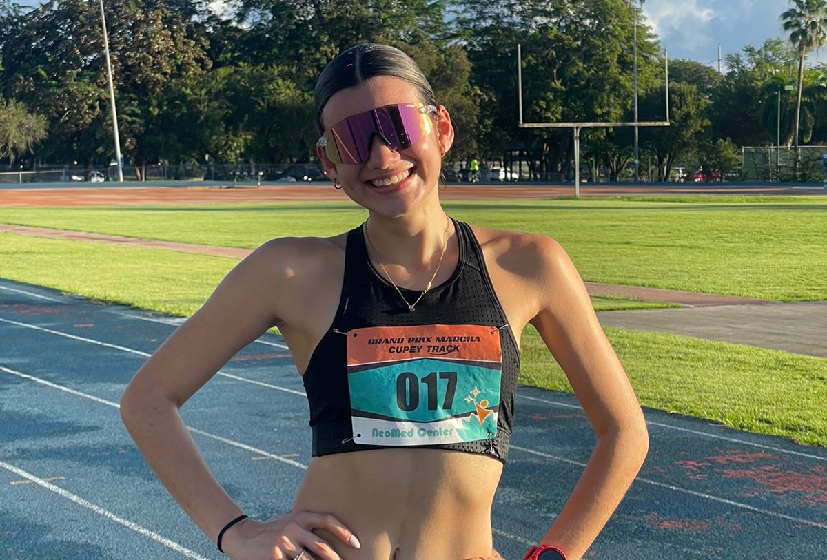 Imagen principal del artículo: Joven atleta tica Sharon Herrera impone nuevo récord nacional en la prueba de 10 km marcha