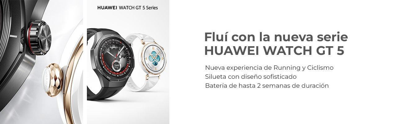 Imagen principal del artículo: Modelos Huawei Watch GT5 disponibles ya en Kölbi