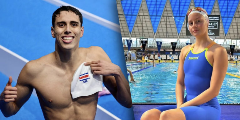 Nadadores ticos Alberto Vega y Karina Solera imponen nuevos récords nacionales en el Mundial de Piscina Corta de Budapest 2024