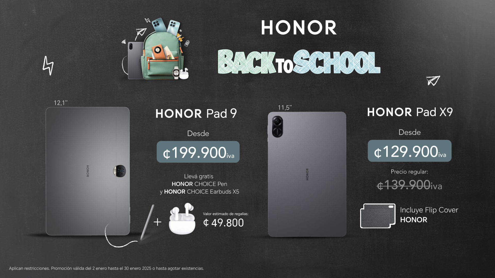 Imagen principal del artículo: HONOR le acompaña en este regreso a clases con excelentes opciones tecnológicas
