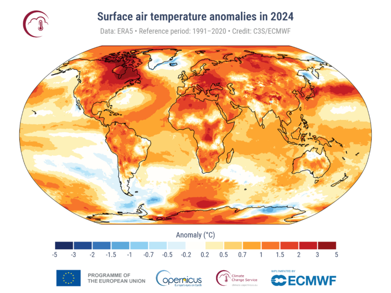 2024 se posiciona como el año más caliente desde que hay registros