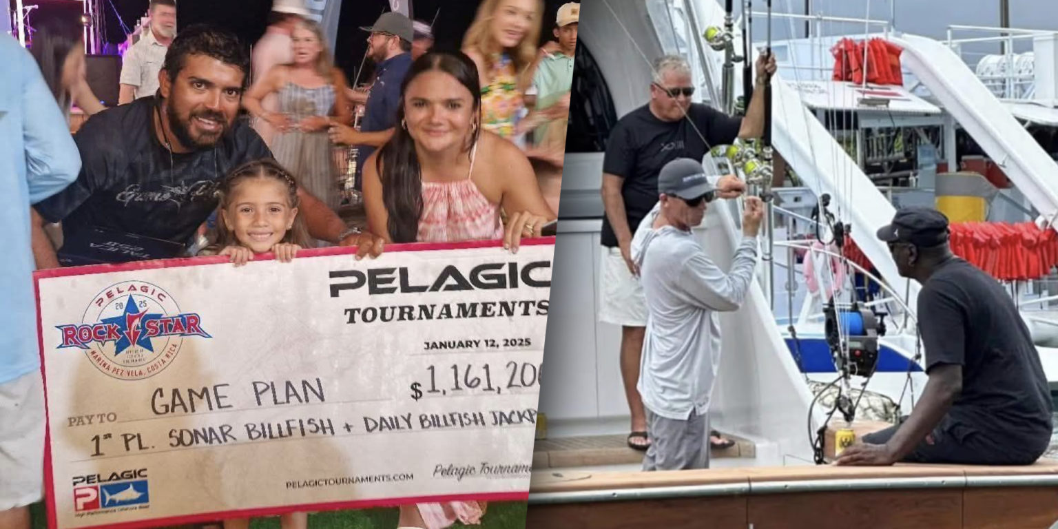 Imagen principal del artículo: Pescadores ticos ganan torneo internacional en el que participó Michael Jordan