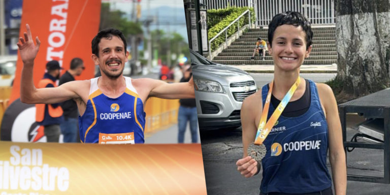 Atletas ticos Daniel Johanning y Priscilla Solís ganan la Clásica San Silvestre 2024