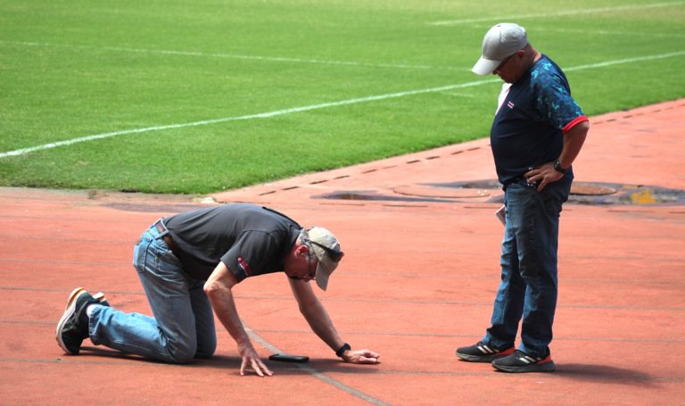 Icoder y Fecoa dan el primer paso para cambiar la pista de atletismo del Estadio Nacional de Costa Rica