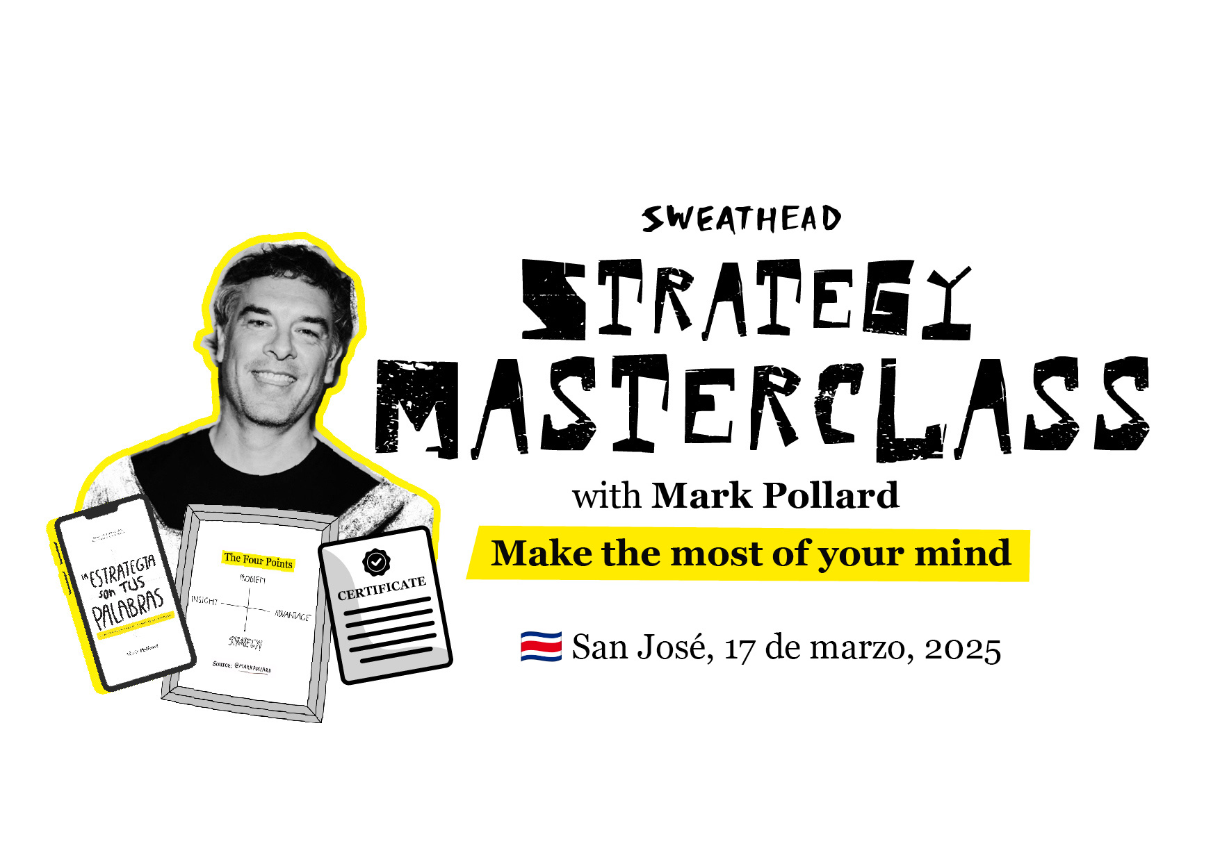 Imagen principal del artículo: Mark Pollard, uno de los expertos más consultados en marking del mundo, llega a Costa Rica con su masterclass sobre estrategia