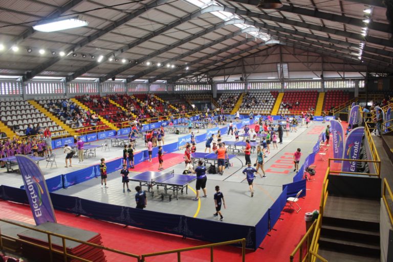 Primera fecha del Ranking de Menores 2025 reunió a más de 200 tenismesistas en Alajuela