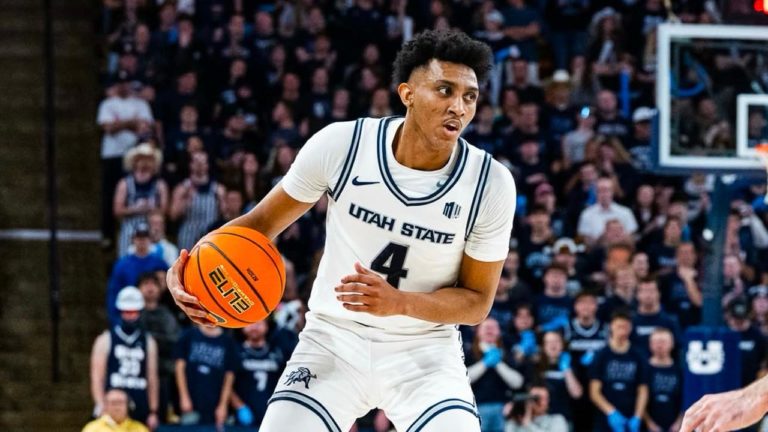 Basquetbolista tico Ian Martínez brilla con 22 puntos en histórica victoria de Utah State