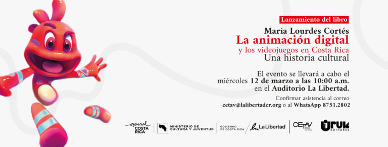 Libro sobre animación digital y videojuegos en Costa Rica se presentará en el Parque La Libertad