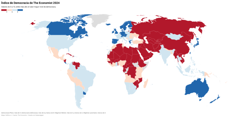 Costa Rica cae una posición en el Índice de Democracia de The Economist