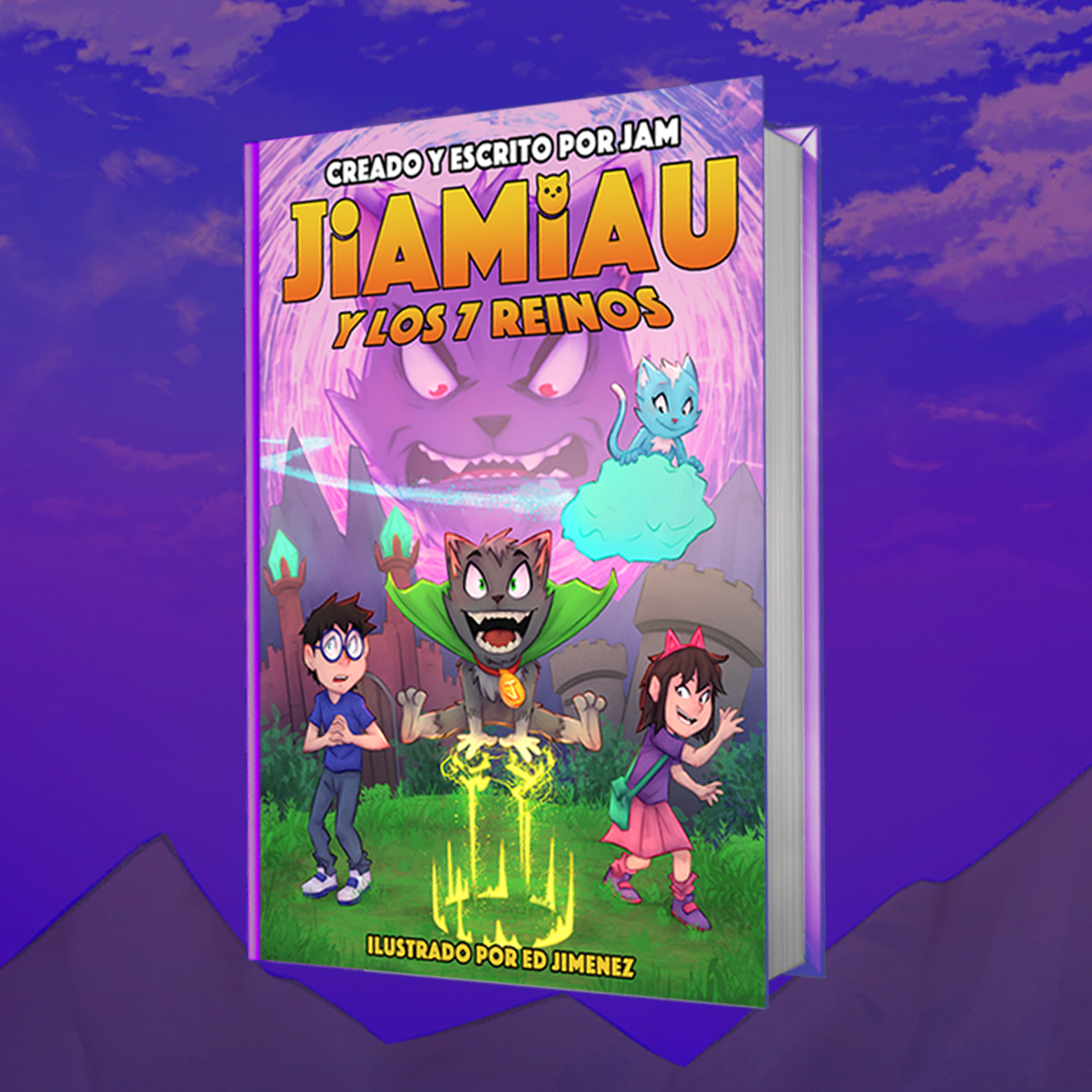 Imagen principal del artículo: Niño escritor de 11 años lanzará campaña con su libro JIAMIAU Y LOS 7 REINOS