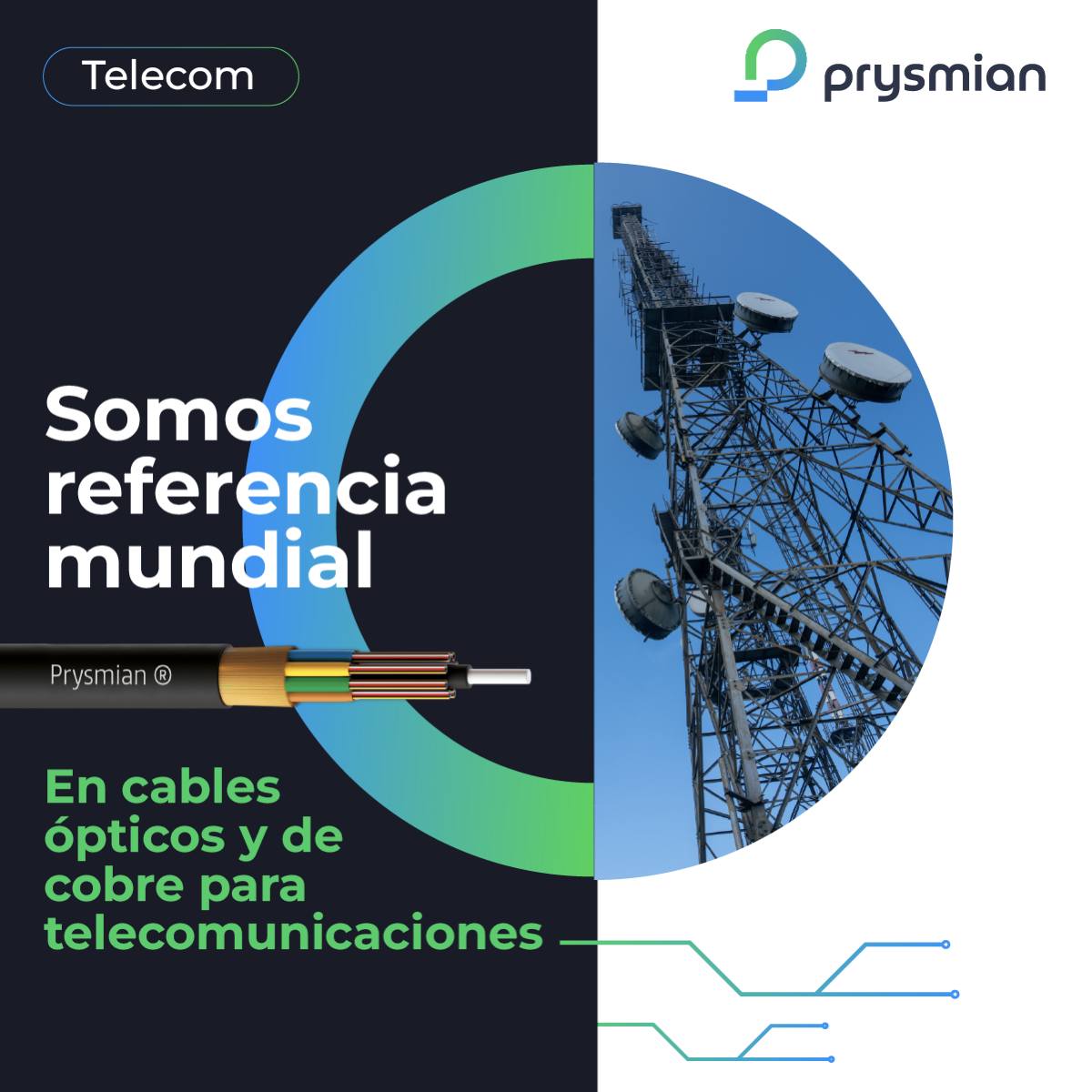 Imagen principal del artículo: Prysmian cierra 2024 con crecimiento sólido y récord en generación de caja
