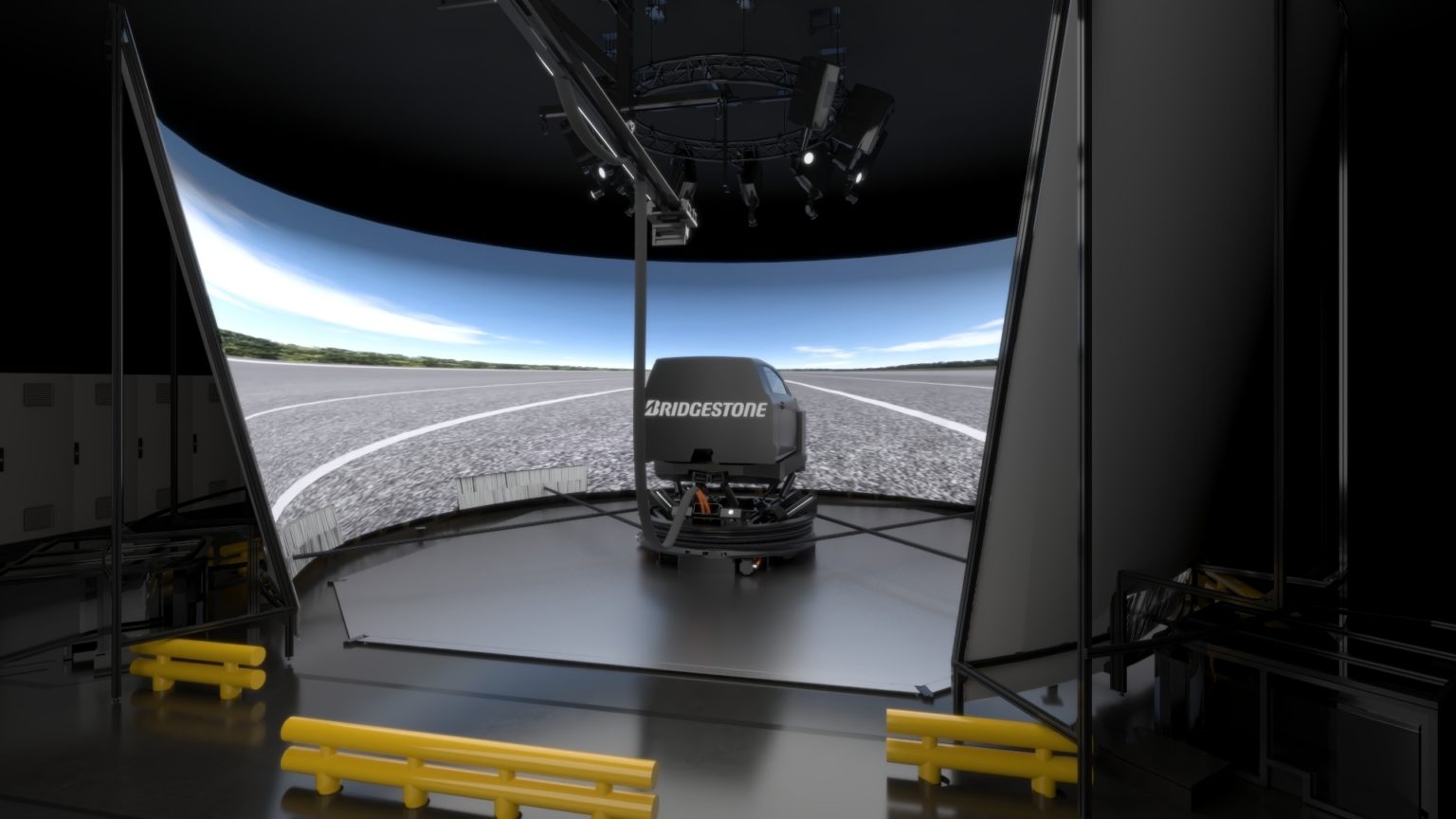 Imagen principal del artículo: Bridgestone invierte en el desarrollo virtual de llantas con su propio simulador de conducción