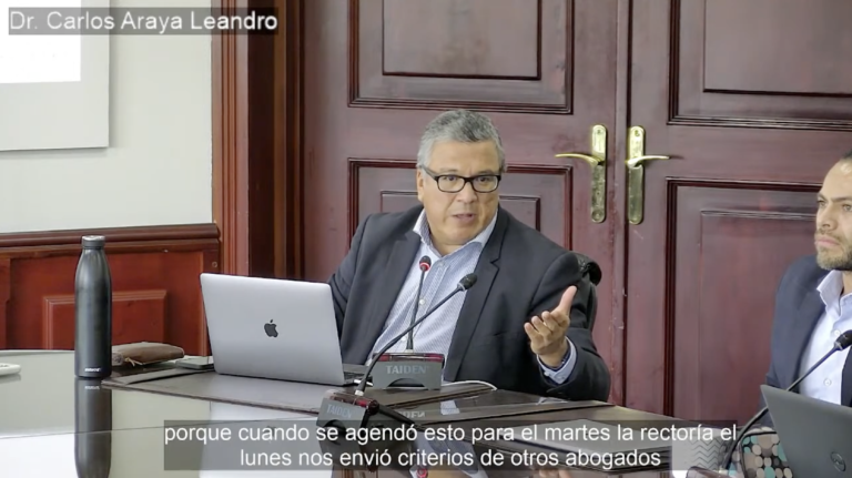 Fiscalía acusa a rector de la UCR por aparente incumplimiento de deberes