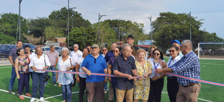 Marañonal de Esparza inaugura Centro Deportivo Comunal