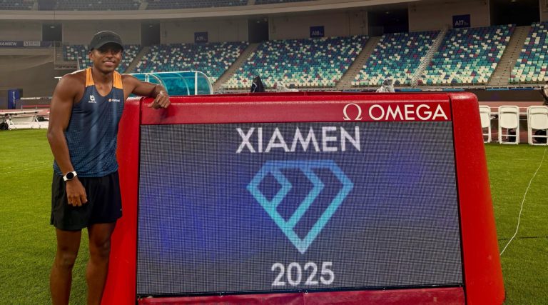 Gerald Drummond inicia temporada 2025 en la Liga Diamante con un histórico debut en los 300 metros vallas