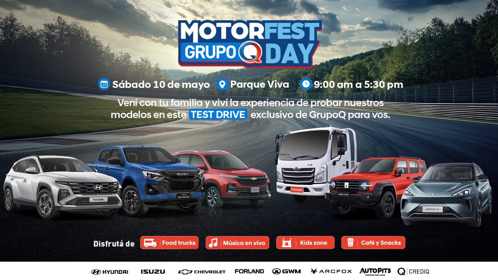 Imagen principal del artículo: Autopits ofrecerá revisiones gratuitas de vehículos en el MotorFest Grupo Q Day