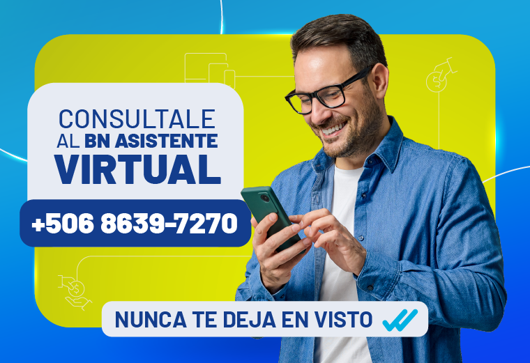 Imagen principal del artículo: Clientes del BN podrán hacer consultas y recibir ayuda con el nuevo Asistente Virtual por WhatsApp
