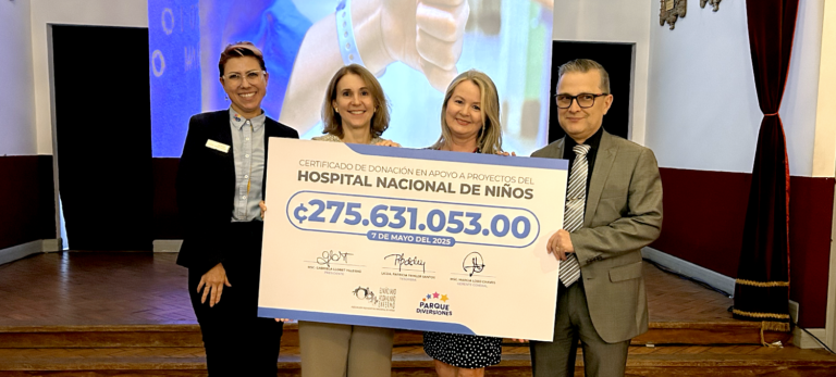 Hospital Nacional de Niños se beneficiará con donación de Parque Diversiones