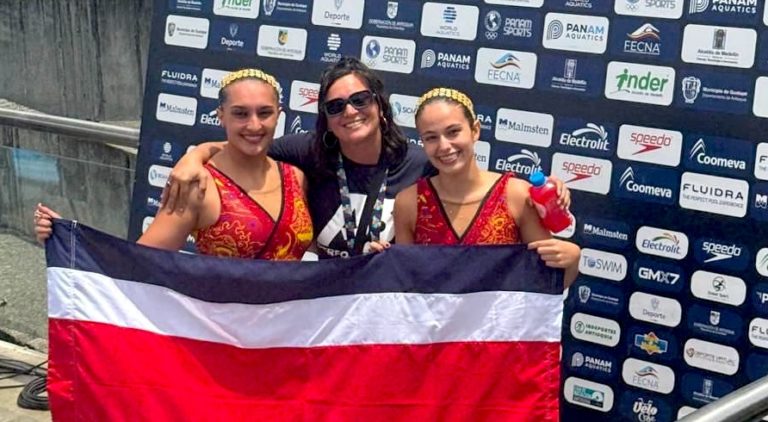 Nadadoras artísticas María Paula Alfaro y Anna Mitinian hacen historia para Costa Rica y Centroamérica