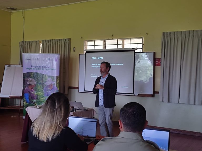 FAO da capacitación al SINAC en monitoreo y gestión de recursos naturales