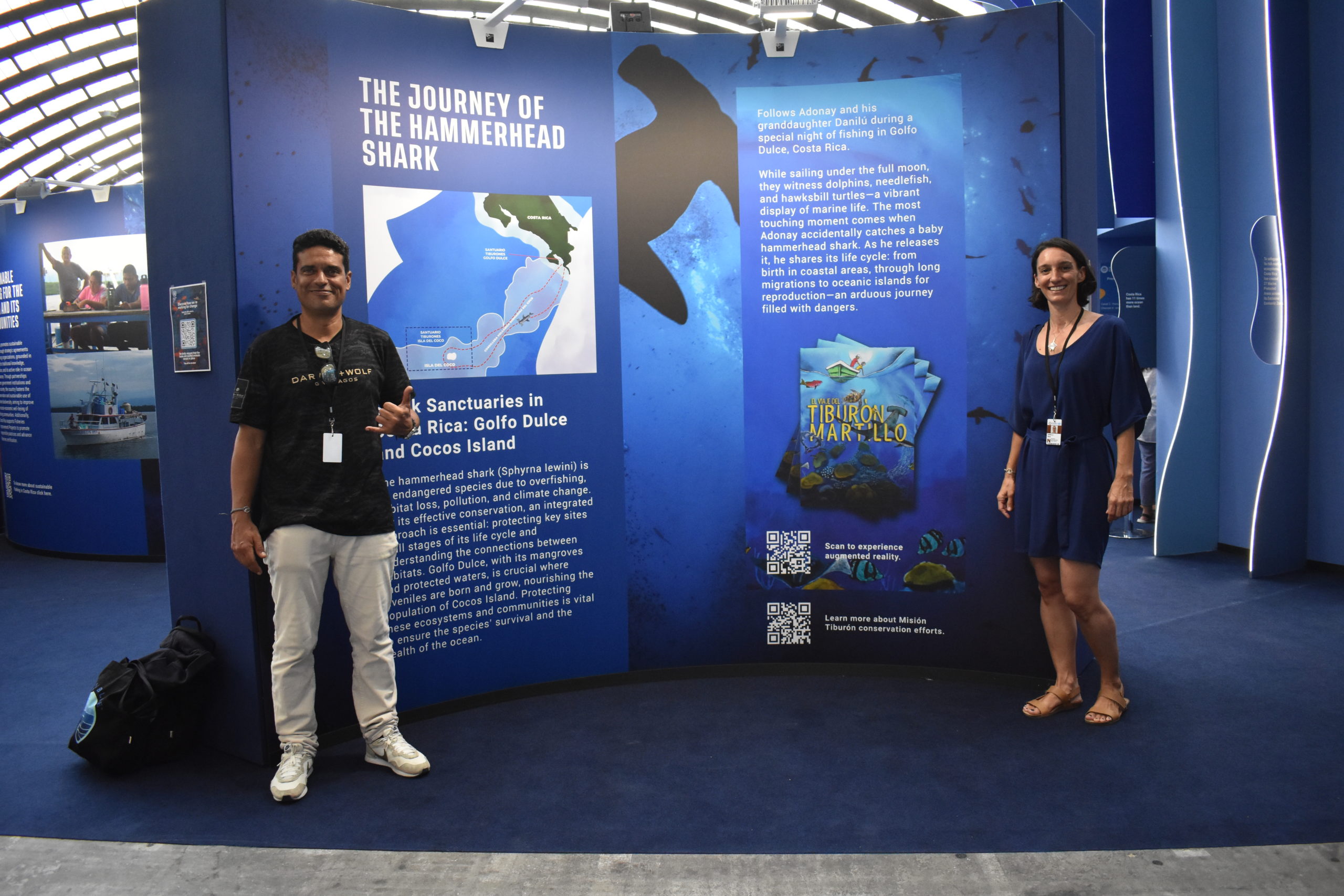 Imagen principal del artículo: De Golfito a Francia: ONG tica Misión Tiburón trajo a la UNOC 3 la educación ambiental costarricense y el cuido del tiburón martillo