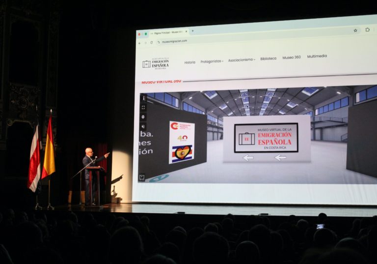 Teatro Nacional acoge la inauguración del "Museo Virtual de la Emigración Española en Costa Rica"
