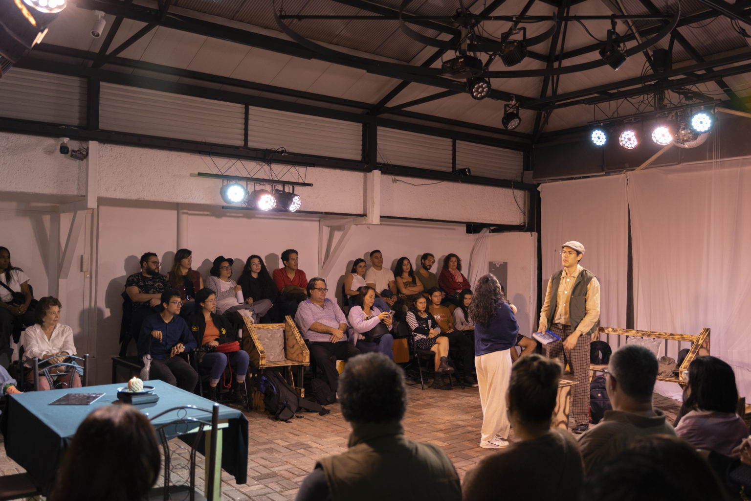Imagen principal del artículo: Luminarias Teatro presenta función de “La Grieta, Entre animales salvajes” en el Teatro Nico Baker