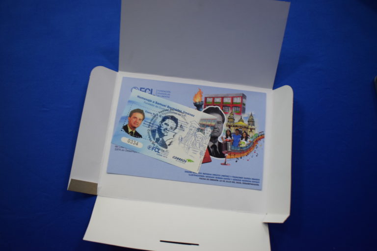 Correos de Costa Rica y Fundación Ciudadelas de Libertad presentan sello postal en homenaje a Samuel Bermúdez Jiménez