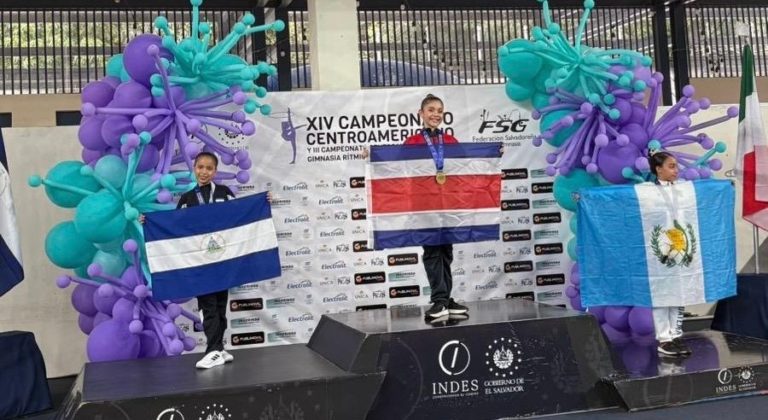 Costa Rica celebra sus primeros oros en el Centroamericano de Gimnasia Rítmica