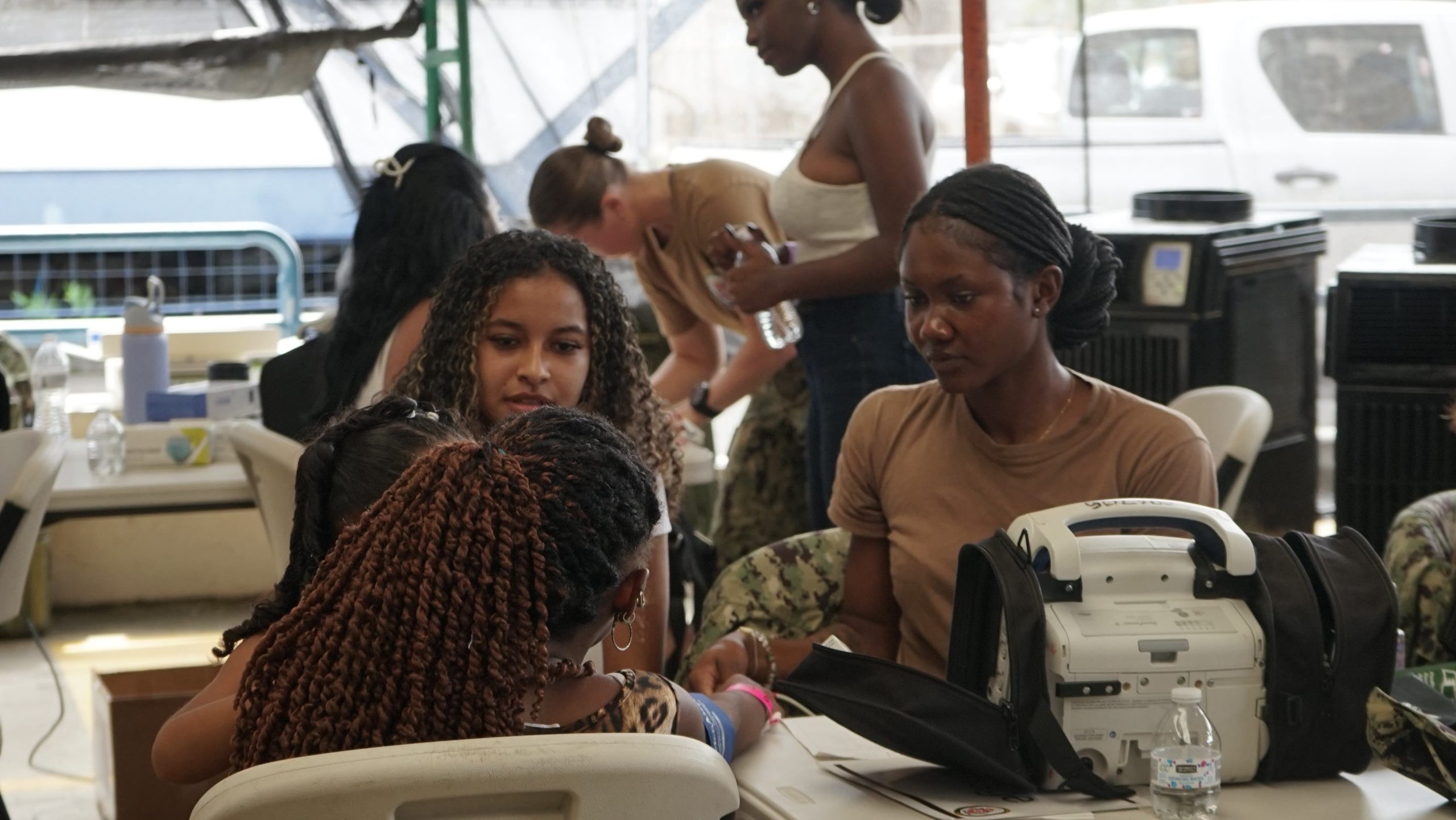 Tuwana Palmer fue parte del equipo médico que atendió a cientos de pacientes en Limón.