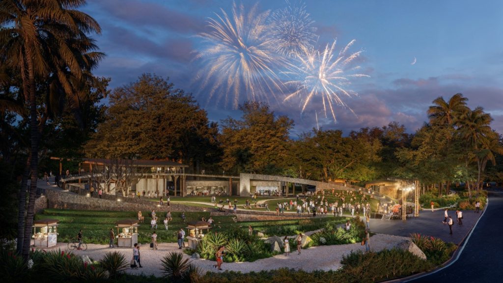 Render de Bahía Papagayo publicado por Enjoy Hotels.