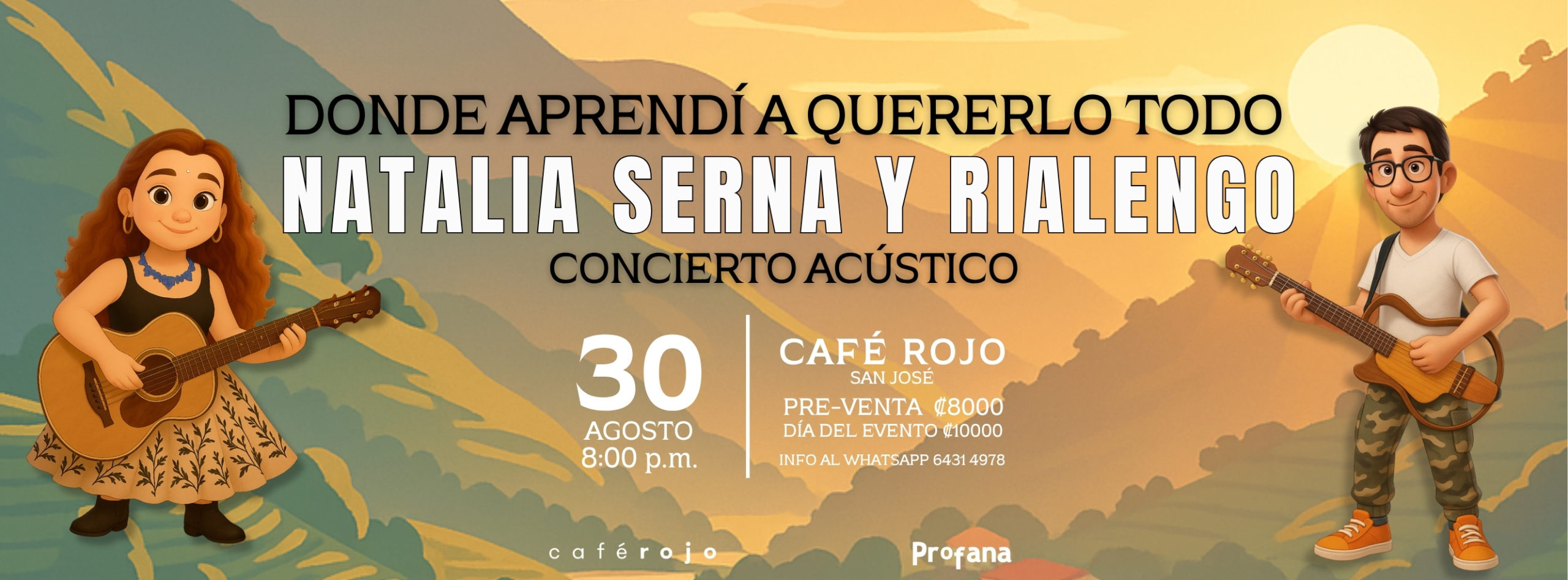 Imagen principal del artículo: Artistas Natalia Serna y Rialengo presentarán concierto “Donde aprendí a quererlo todo” en San José