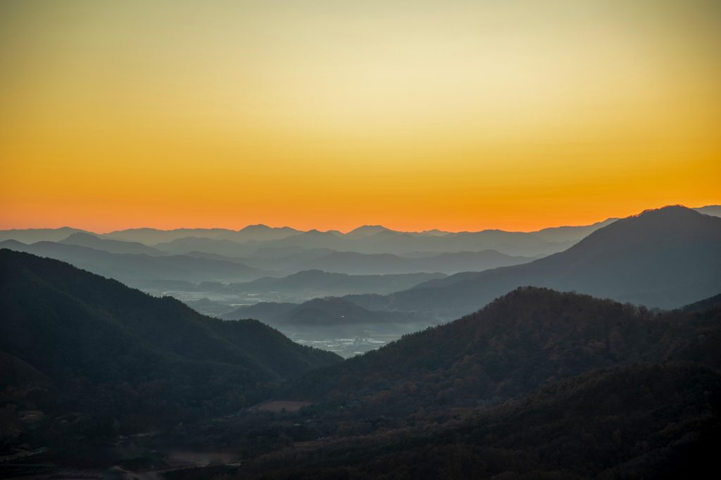Un instante de amanecer