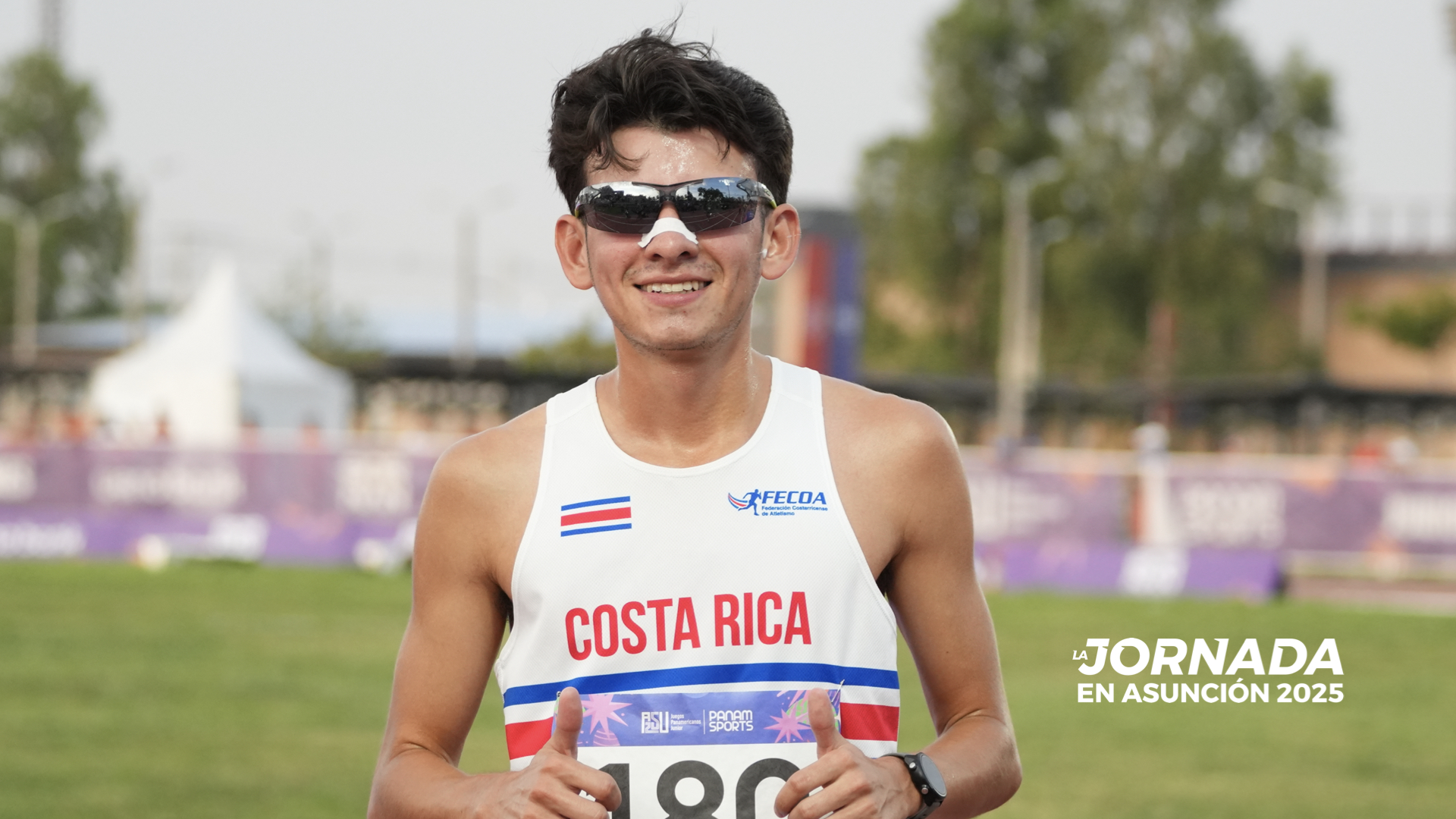 Imagen principal del artículo: Atleta tico Paulo Gómez se coloca quinto de América en los 3 mil metros con obstáculos de Asunción 2025