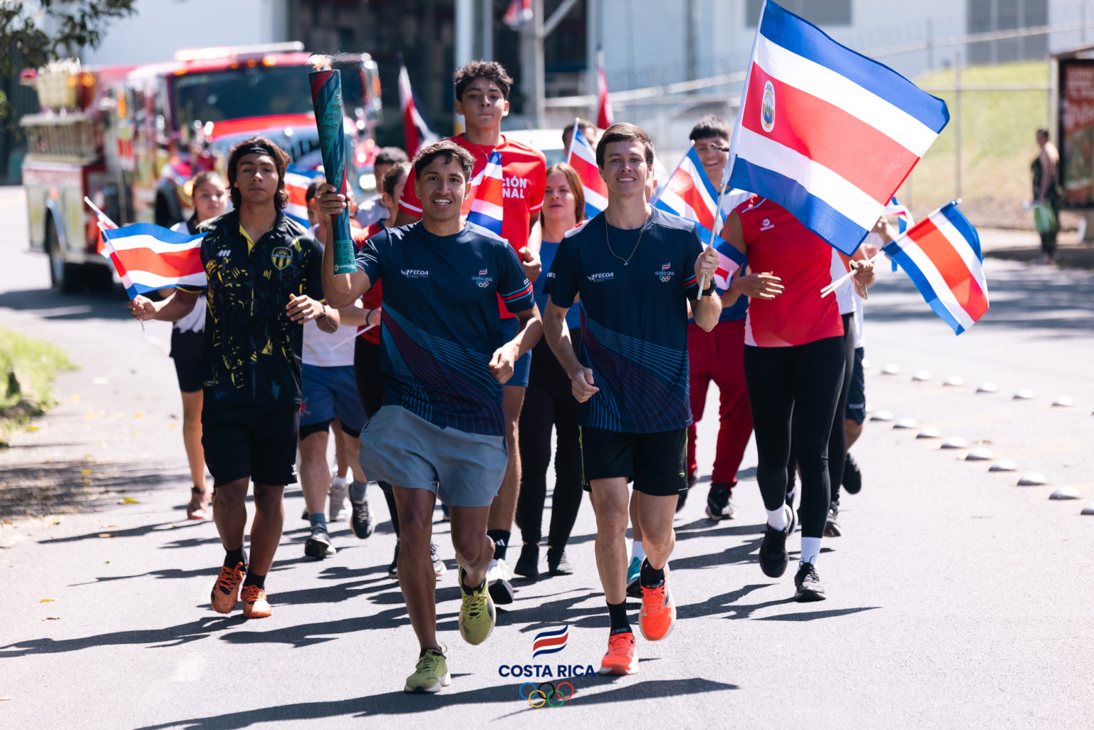 Imagen principal del artículo: Costa Rica recibió la antorcha que llegará a Guatemala para dar inicio a los Juegos Centroamericanos 2025