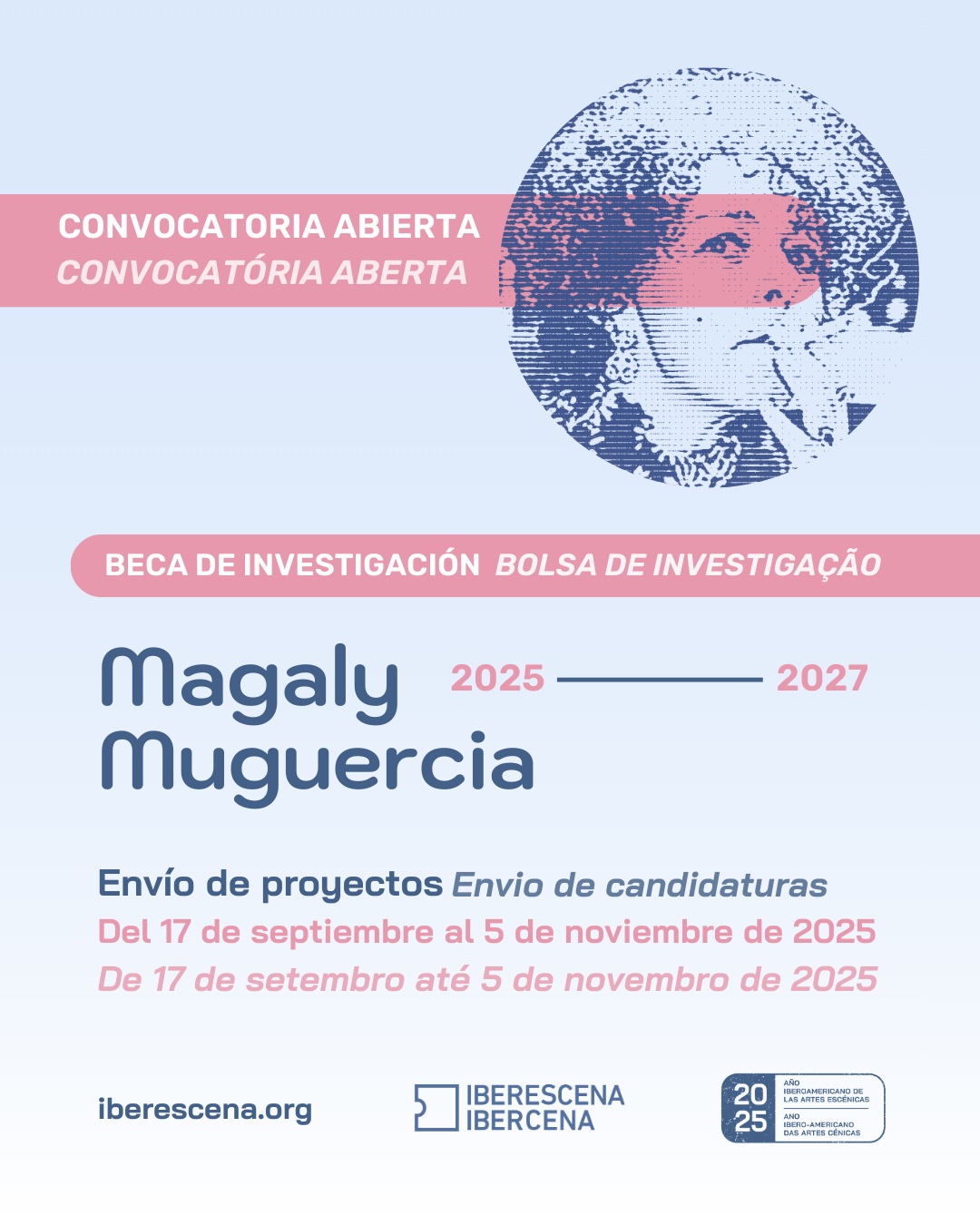 Imagen principal del artículo: IBERESCENA abre convocatoria para la Beca de Investigación Magaly Muguercia